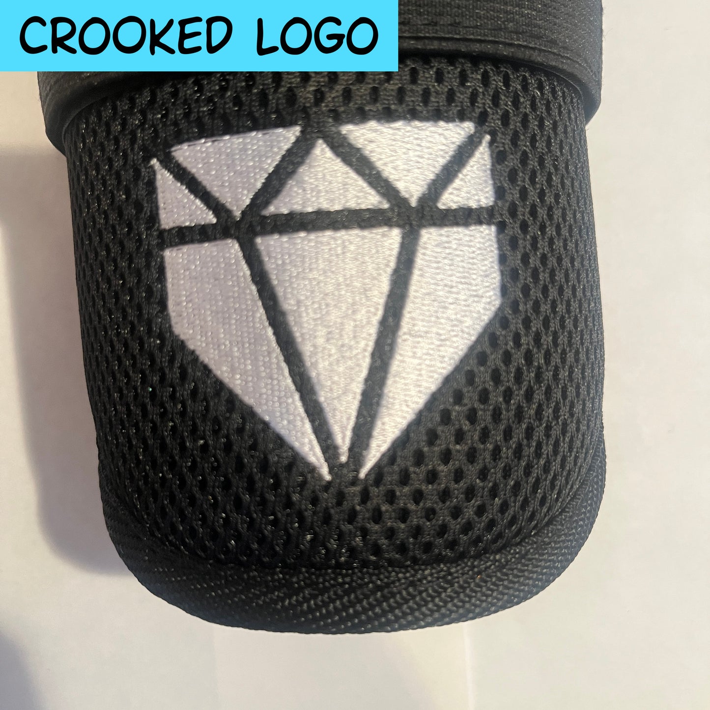 MISFIT: Black Elbow Guard - Crooked Logo