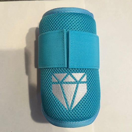 MISFIT: Baby Blue Elbow Guard - Bad Logo Stitching