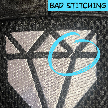 MISFIT: Black Elbow Guard - Bad Stitching, Slightly Loose