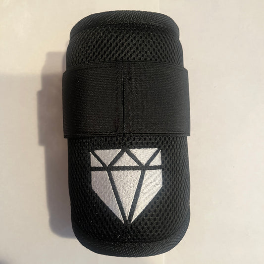 MISFIT: Black Elbow Guard - Crooked Logo