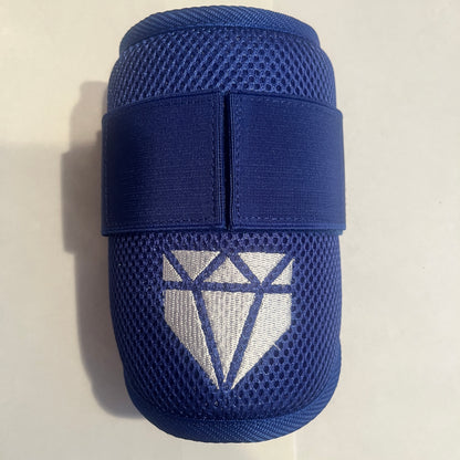 MISFIT: Blue Elbow Guard - Crooked Logo, slightly loose