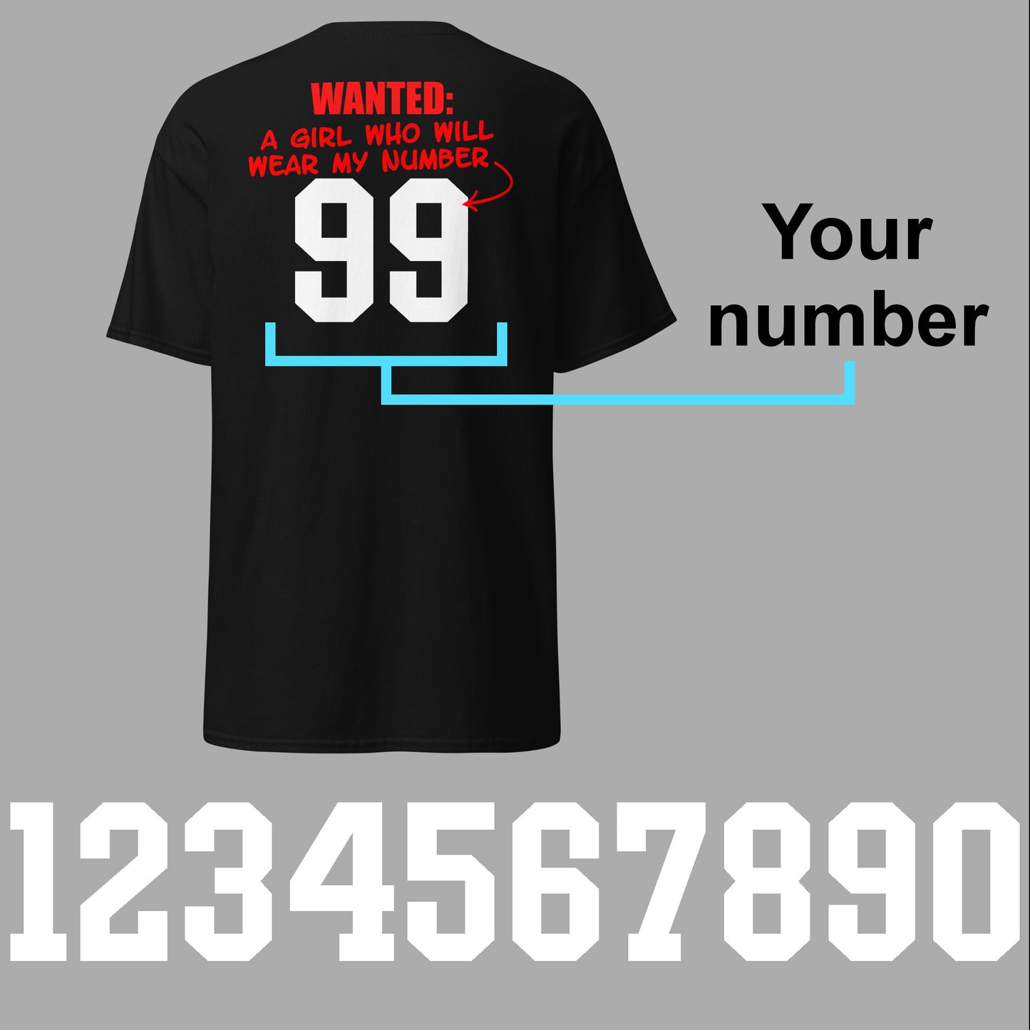 Wear My Number - Personalized