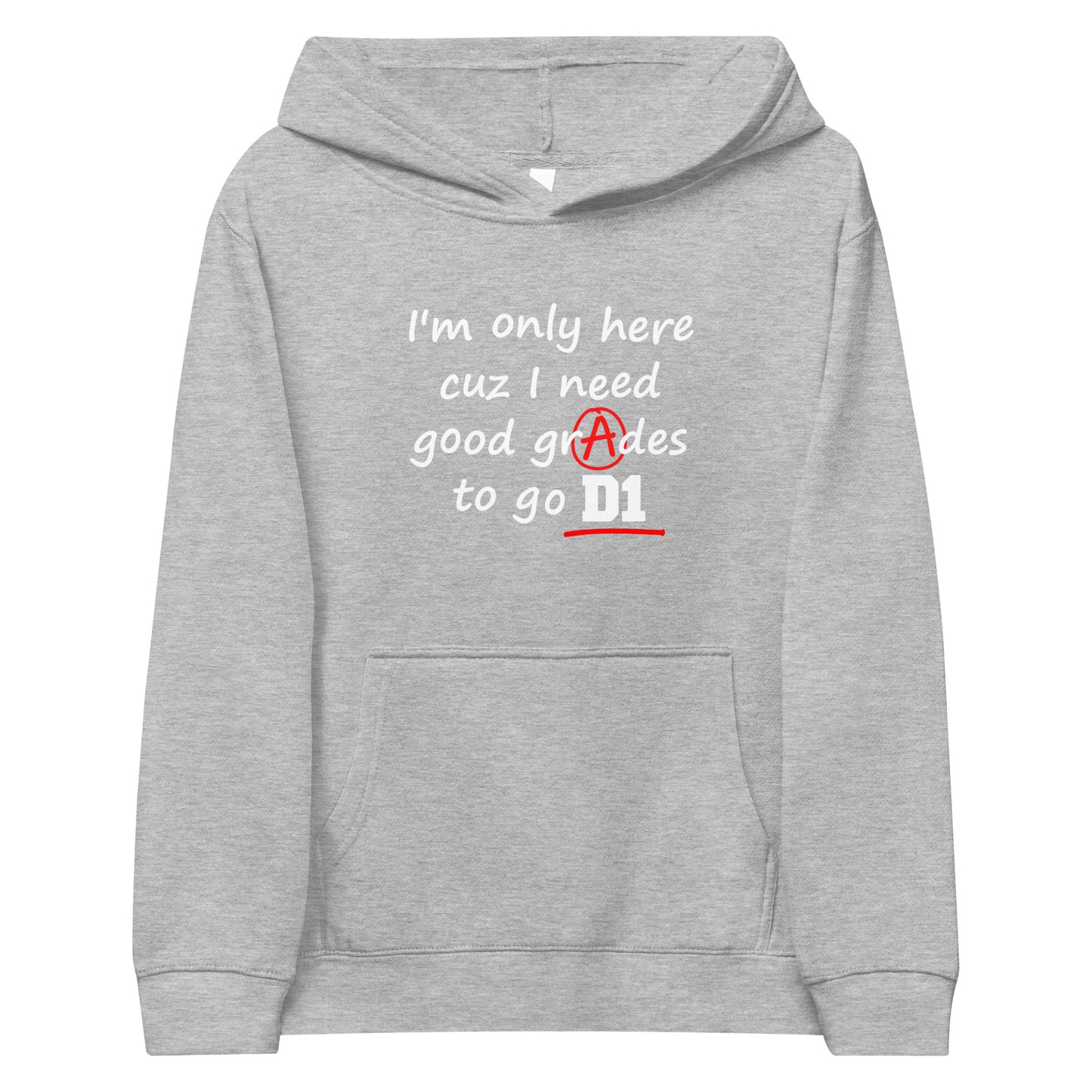 Good Grades D1 Youth Hoodie