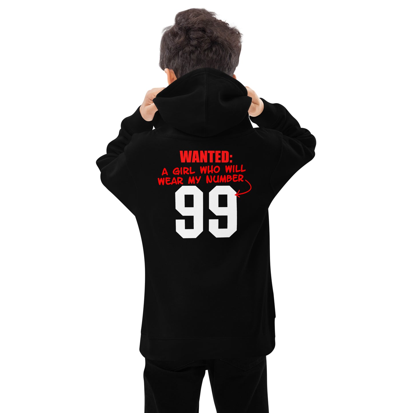 Wear My Number Youth Hoodie - Personalized