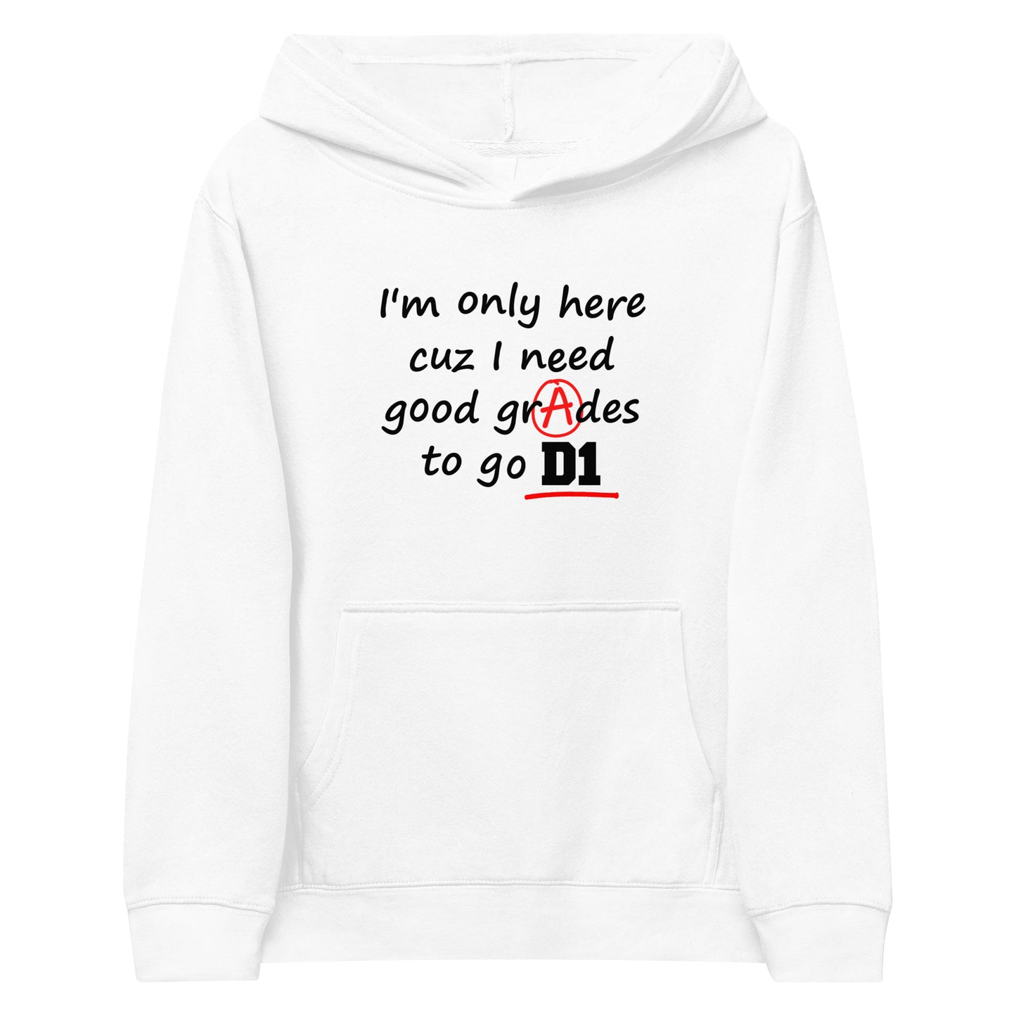 Good Grades D1 Youth Hoodie