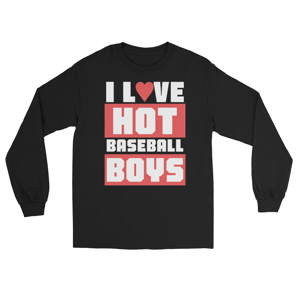 Hot Baseball Boys Long Sleeve