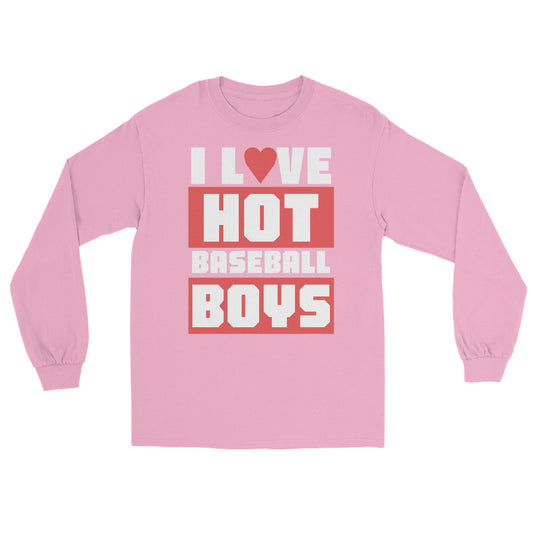 Hot Baseball Boys Long Sleeve