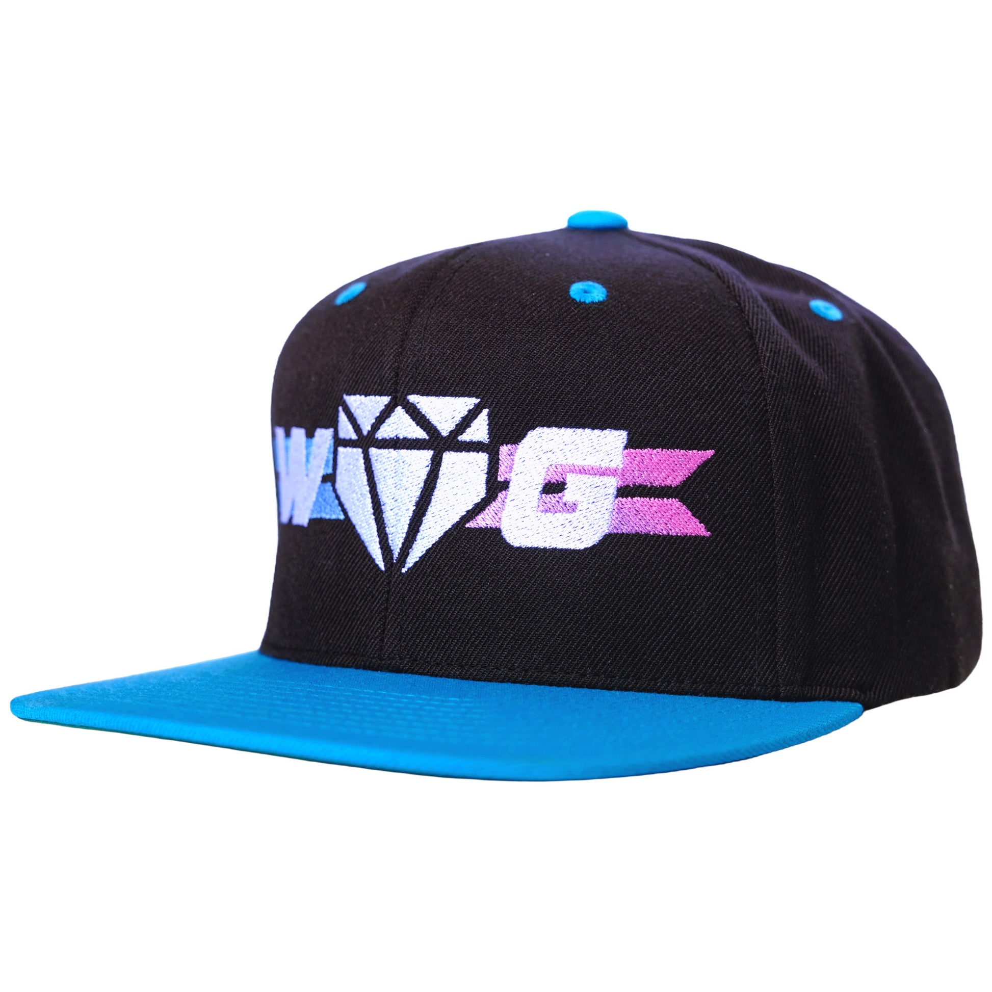 The left-front side of the limited-edition Supernova Hat from the Web Gem Diamond Rotation.