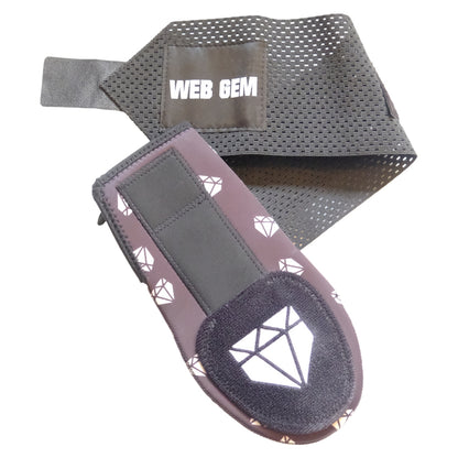 Web Gem Baseball Youth Sliding Mitt – bomb black protective gear for youth, travel ball, and high school hitters.