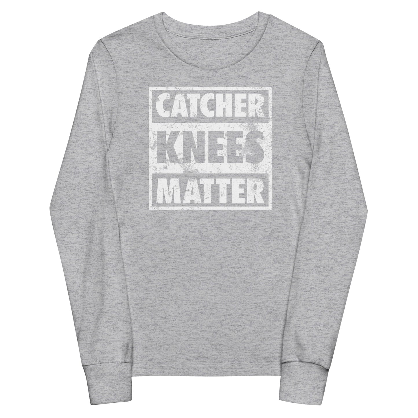 Catcher Knees Matter Youth Long Sleeve