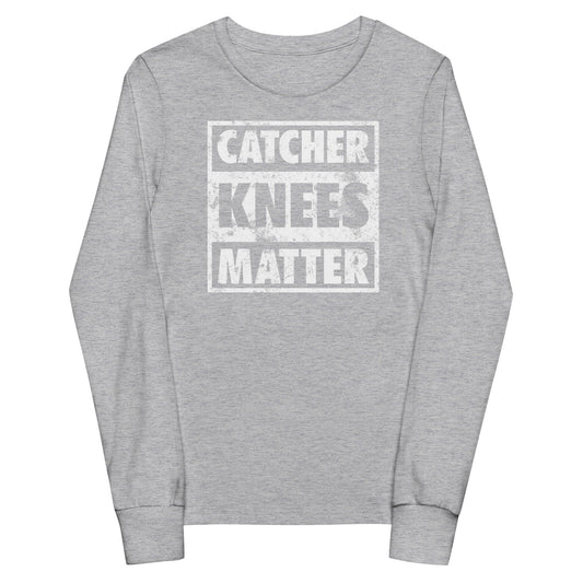 Catcher Knees Matter Youth Long Sleeve