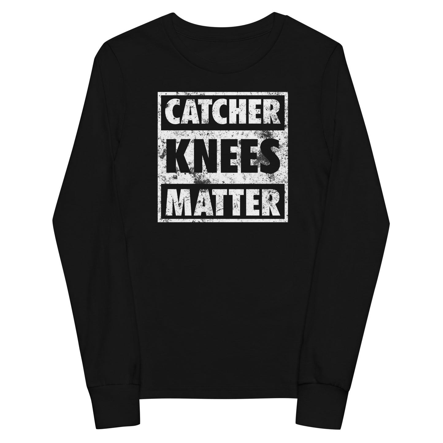 Catcher Knees Matter Youth Long Sleeve