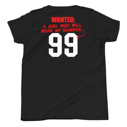 Wear My Number Youth Tee - Personalized