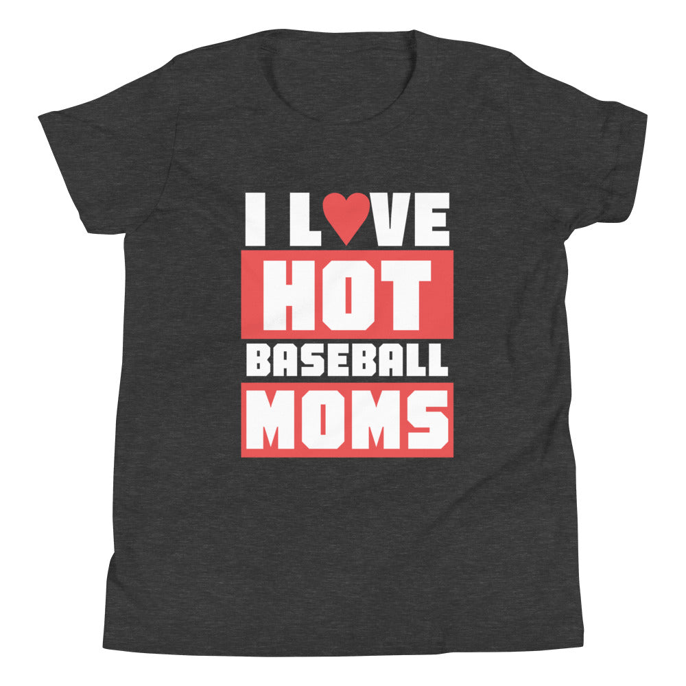 Hot Baseball Moms Youth Shirt